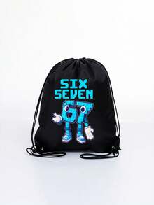 Casual #67 Backpack - Lightweight Backpack, Printed With Patterns, Adjustable Shoulder Straps And Zipper Closure, Cute And Practical, Ideal Birthday Gift. Durable Zipper Closure, Suitable For Birthday, Christmas, Halloween And Other Occasions. - Multicolor - View 3