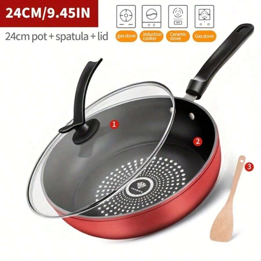 Cookware Sets - Casserole de 24 cm + couvercle + spatule - Voir 1