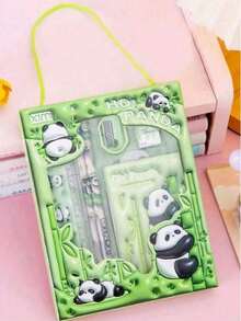 6件套文具套装，3D立体铅笔套装，返校礼物，生日、情人节、圣诞节、感恩节、万圣节完美礼物套装 - 彩色 - 查看 3