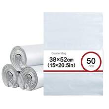 50/100个装纯色运输袋,多功能加厚防水自粘包装袋,适用于学校、办公室、邮寄、发货,超大快递信封,适用于服装物流存储 - 彩色 - 查看 15