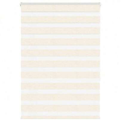 Zebra Blinds For Windows 115x150 Cm, Marble Beige Blackout Window Shades, 110.9 Cm Fabric Width, Polyester Roller Blinds, Modern Striped Curtains, Light Filtering Window Coverings, Easy Install Room Darkening Blinds