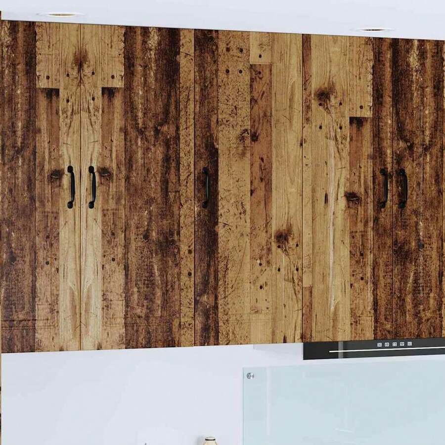 vidaXL Armário de cozinha Kalmar Bois antigo 40 x 31 x 100 cm - Castanho - Ver 1