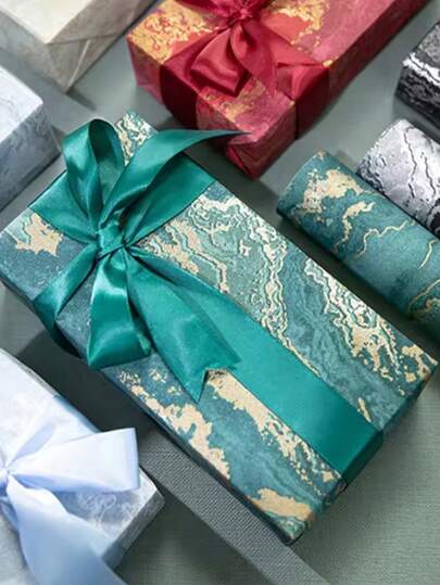 1pc 54*80cm Gold Special Packaging Paper, Retro Metallic Texture Gift Wrapping Paper, Suitable For Christmas, Birthday And Other Occasions, Handmade Crafts, Gift Box Packaging, Original Handmade Gift Box Birthday Gift, Large Size High-End Color Paper