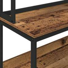 vidaXL Estante de cocina madera antigua 60 x 40 x 168 cm - Marrón - Ver 9