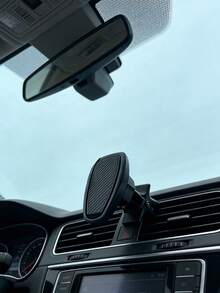 1pc Car Air Vent Phone Holder, Magnetic Phone Mount Compatible With Most Car Air Vents (Not Compatible With Round Vent) - A - View 2