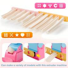 13pcs Large Die Extruder Clay Tool Set, Handicraft DIY Clay Tools, Animal Molds, Cutters, Colore Air Dry Clay Tool Scissors, Play Dough Art Tools, School/Family/Birthday Gifts From The Local Warehouse - Mint Blue - View 5