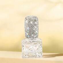 精美水晶装饰香水喷雾瓶 - 可重复灌装，优雅女士礼物，便携式时尚香水喷雾，适用于香水、精油和奢华礼品，时尚化妆配件 | 镶钻 | 优雅女士的最佳旅行礼物 - 白色 - 查看 10