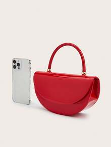 Túi xách nữ bằng da bóng sang trọng, kiểu dáng tối giản, túi dự tiệc/dạ hội cao cấp, món quà sinh nhật hoàn hảo cho bạn gái, phù hợp cho các buổi tiệc, đám cưới, dạ hội, tiệc tùng - có thể phối cùng váy dự tiệc, váy dạ hội và váy đính sequin. - Xem 6