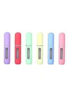 Bottom Refillable Perfume Bottle Refillable Spray Makeup Bottle Portable Perfume Elastic Lacquer Bottle - 5ml;香芋紫;鋁 - 查看 2