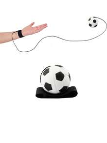 Wrist Return Ball On A String - 2.48 Inch Rebound Sport Ball With Elastic Strap For Soccer, Basketball, Baseball Practice | Outdoor Party Game & Wrist Exercise For Teens, Adults, And Family Fun - Multicolor - View 10