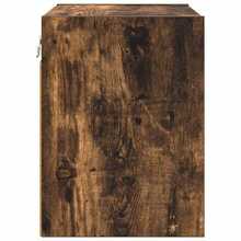 vidaXL Armadio sospeso con contenitore Chêne fumé 40 x 29,5 x 40 cm - Castano - Visualizzare 6