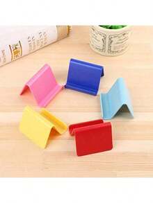 1个塑料桌面手机支架，多功能便携式平板电脑支架，防水小型支撑架，适用于智能手机和平板电脑，平板电脑支架，动态手机支架，平板电脑支架，兼容、安卓手机，生日礼物，送给家人、朋友的手机支架手机配件（颜色随机） - 彩色 - 查看 9