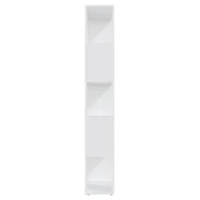 vidaXL Bibliothèque Séparateur de pièce Blanc 60x24x155 cm - Blanc - Voir 6
