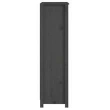 vidaXL Biblioteca cinza 50x35x125,5 cm Bois de pin massif - Cinza - Ver 6