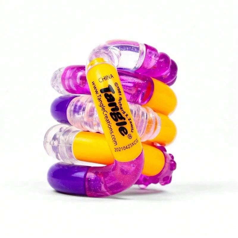 Juguete de descompresión  - Textura - Naranja-Morado