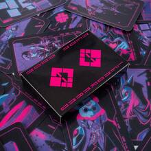 Limited Edition Cyberpunk Neon Moon Lenormand - Multicolor - View 1
