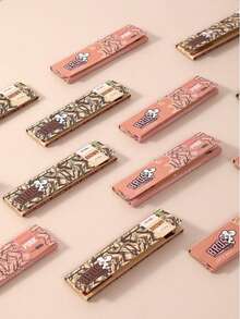 5张装110*44毫米草本水果味卷烟纸，每本33张，图案印刷纸，天然、健康、无害材料，高品质吸烟配件，送给吸烟者的绝佳礼物，新旧包装随机发送。 - 彩色 - 查看 15