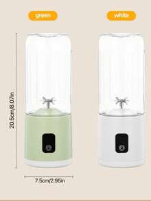 Stylish Personal Blender Cup - 1500mAh USB Rechargeable, Portable For Daily Use At Home, Office & On-The-Go - Multicolor - View 9