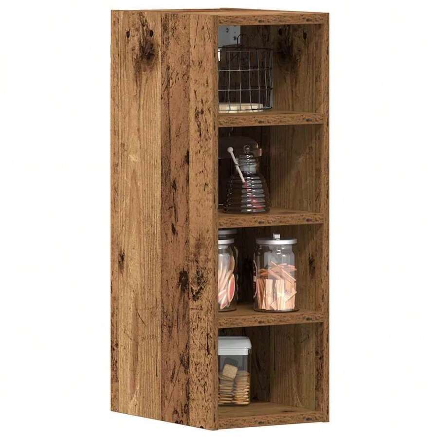 vidaXL Armadio sospeso "Riga" Bois ancien 20 x 29,5 x 60 cm Bois d'ingénierie - Castano - Visualizzare 1