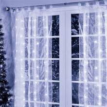 1pc USB Curtain Decorative String Lights, Holiday Hanging LED Lighting, Multiple Lighting Modes, Suitable For Valentine's Day, Eid, Easter, Mother's Day, Wedding, Party, Bedroom, Wall - USB Curtain Light String - View 15