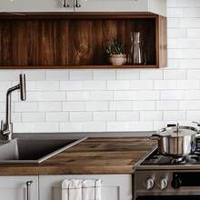 3D Glossy Subway Tile Texture Self-Adhesive Wall Sticker, Wallpaper, Wall Decal, Vinyl Sticker For Home Decor, Spring Decorations, Refresh Your Home, Rama Decorative Sticker Gift, Kitchen Decor For Birthday, Graduation