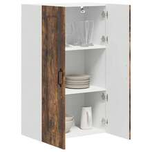 vidaXL Armoire de cuisine Kalmar Chêne fumé 60 x 31 x 100 cm - Tabac - Voir 3