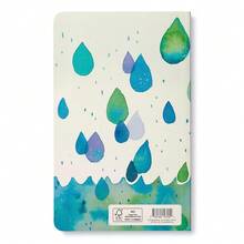 Softcover Journal - Individually, We Are One Drop. Together, We Are An Ocean. – A Write Now Journal With 128 Lined Pages, 5"W X 8"H - 海洋藍 - 查看 3