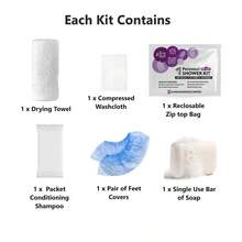 Compact Personal Shower Kit To - Gou2013 Your Hygiene Companion Travel, Gym, Camping Shower On Go Shampoo, Soap, Towel. All In One 1 - 1 - View 3