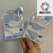 1Pair Cute Sweet Japanese Style Y2K Angel Wing Hair Clip Hairpin Barrettes Hairgrip - trắng - Xem 2