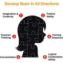 1000片拼图 - 海滨小镇，尺寸70厘米 x 50厘米，油画风景，成人减压，装饰艺术品，完美礼物（情人节、生日） - 彩色 - 查看 6