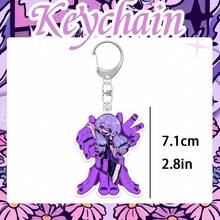 Jujutsu Anime Keychain, Anime Merchandise, Collectible Keychain, Bag Charm, Car Pendant, Holiday Gift, Birthday Gift - Multicolor - View 3