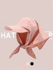 Mũ lưỡi trai unisex nhanh khô, thêu chữ nhiều màu, khăn quàng cổ đa năng, chống tia UV ngoài trời, thích hợp cho đi bộ đường dài, đạp xe, mặc thường ngày, đi biển và sử dụng hàng ngày. - Nhiều màu - Xem 2