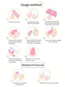 Miếng dán móng tay gel UV Emi, gel nền trong suốt, 20 miếng/gói, cần đèn UV, chất lượng salon, bền lâu, ES20 bán sỉ xuyên biên giới, giống như miếng dán móng tay Red Book. - Nhiều màu - Xem 8