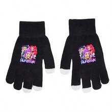 1pc K-Pop Witch Hunter Anime Fingerless Touchscreen Gloves, Cute Unisex Autumn/Winter Accessory