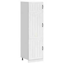 vidaXL Armadio da cucina Lucca bianco in legno d'ingénierie - Bianco - Visualizzare 1