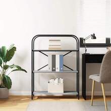 vidaXL Étagère Gris Sonoma 80 x 30 x 109 cm Bois d'ingénierie - Gris - Voir 4