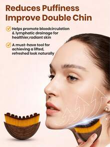 2/1pc Lymphatic Face Brush And Body Brushes , Dry Brushing Tool For Face, Chin And Jawline Lymphatic Drainage Massage, Precisely Contours Skin, Reduces Puffiness, Dark Circles, Relieves Fatigue, Brightens Complexion, Ergonomic Design,(Continuous Use Will Show Results),Beauty,Skin Care Products,Spa,Self Care,Skin Care Tools,Face Care,Esthetician Supplies,Massage,Face Massage Tool,Face Roller