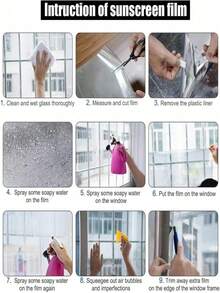 One-Way Privacy Window Film, Glass Window Tint, Suitable For Home & Office Windows, Heat Insulation, Anti-UV, Reflective - Reflective Window Film - View 8