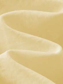 女士甜美蝴蝶结圆领七分袖高腰刺绣拼接上衣，夏季上衣 - 淡黃色 - 查看 9