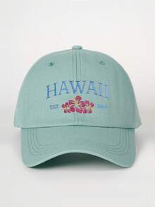 1 chiếc mũ lưỡi trai nữ in họa tiết hoa Hawaii, kiểu dáng cổ điển, có thể điều chỉnh, thích hợp cho hoạt động ngoài trời, chống nắng, du lịch biển mùa xuân/thu, mũ chống nắng phong cách Y2K unisex. - mũ bóng chày - Xem 31