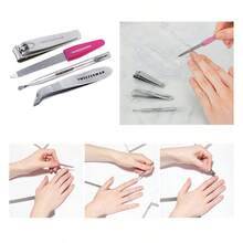 Tweezerman Micro Charm Portable Nail Care Set - Black - View 3