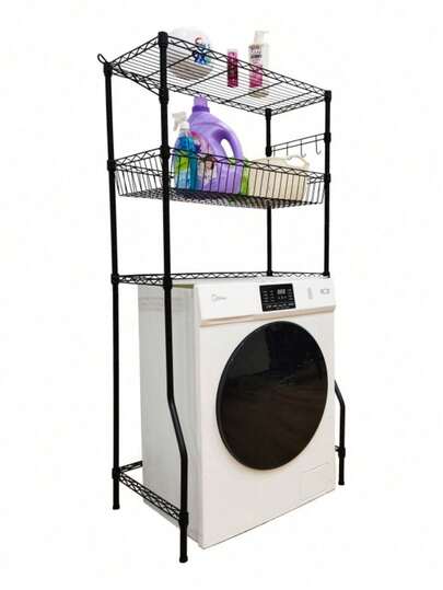 Estante Organizadora Lavanderia Maquina Lavar 2 Prateleiras
