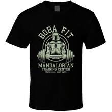 Boba Fit Mandalorian Training Center Fan T Shirt - màu đen - Xem 1