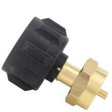 ​2-Pack Propane Refill Adapter For 1lb Tanks – QCC1/Type1 Regulator Valve, Universal Fit - màu đen - Xem 1