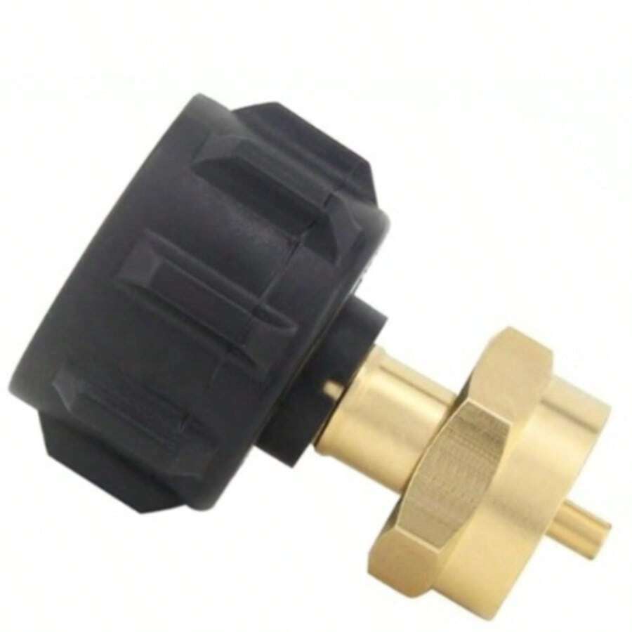 ​2-Pack Propane Refill Adapter For 1lb Tanks – QCC1/Type1 Regulator Valve, Universal Fit - màu đen - Xem 1