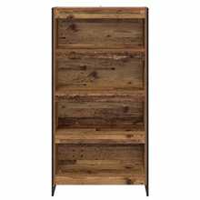vidaXL Bibliothèque 2 pz Bois Ancien 80 x 30 x 155 cm - Castano - Visualizzare 5