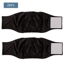 2pcs Reusable Washable Male Dog Diapers, 3pcs Breathable Belly Bands (For Male Dogs In Summer), Male Dog Diapers - Multicolor - View 34