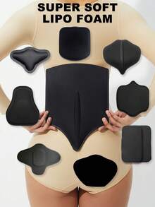 1pc Women Foam Board Flattening Tummy Control, Foam Compression Back Board, BBL Back Fat Absorbing Compression Plate, Shapewear Accessory - Multicolor - View 3