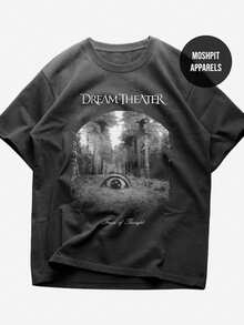Dream Theater T-Shirt - Metal Music Shirt - Train Of Thought Album - Dream Theater Album - Dream The - màu đen - Xem 1