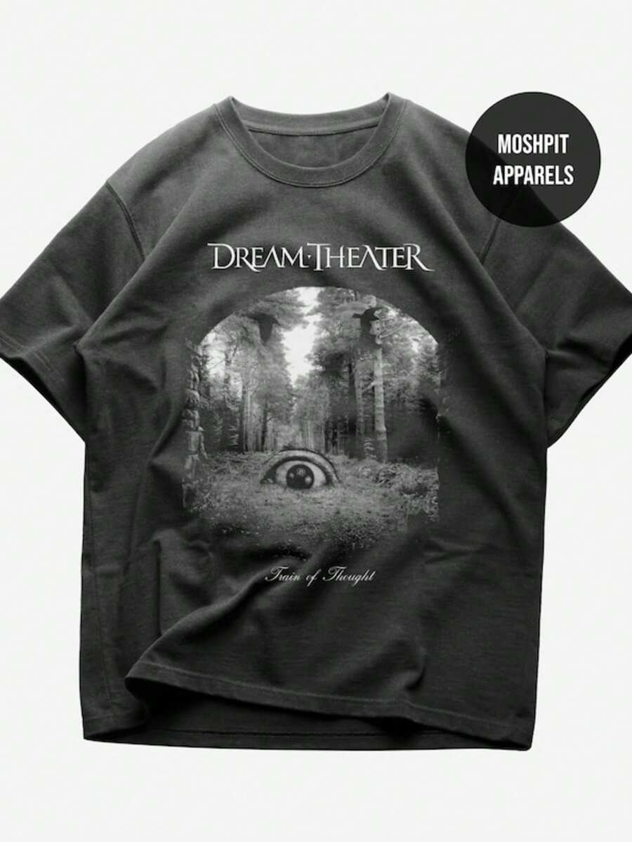 Dream Theater T-Shirt - Metal Music Shirt - Train Of Thought Album - Dream Theater Album - Dream The - màu đen - Xem 1